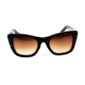80's Style Brown Groove Sunglasses