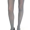 Gray Opaque Gothic Tights by Music Legs
