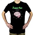 Zombie Cafe Brain Menu Men's T-shirt Undead Horror