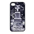 Gothic Cross Tombstone iPhone 4 / 4s Case Cemetery Hard Plastic
