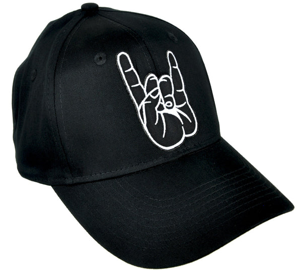 Horns Up Metal Sign Hat Baseball Cap Heavy Metal Clothing