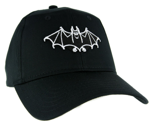White Vampire Bat Hat Baseball Cap Vlad Dracula Gothic Clothing