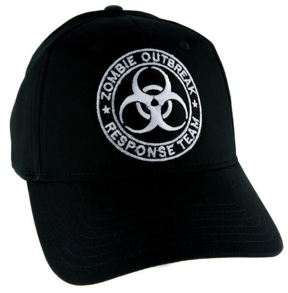 Black Zombie Outbreak Response Team Hat Baseball Cap Occult Clothing